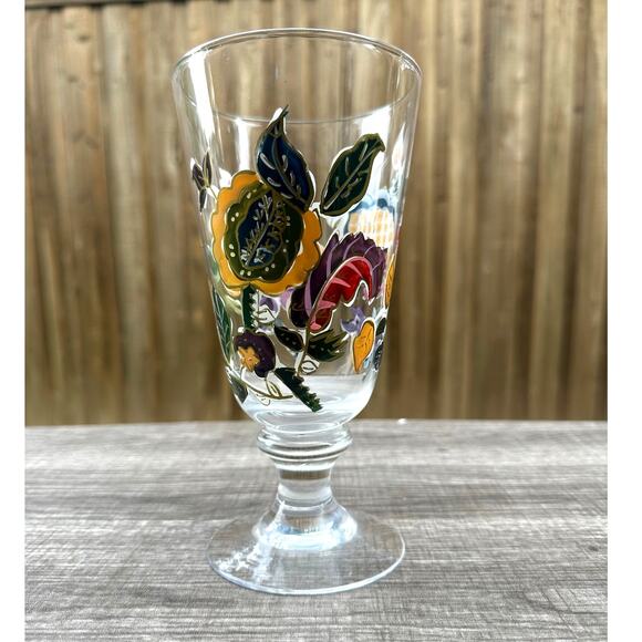 Noble Excellence Napa Valley Collection Hand Painted 22 oz Water/Ice Tea Goblet - Picture 4 of 5